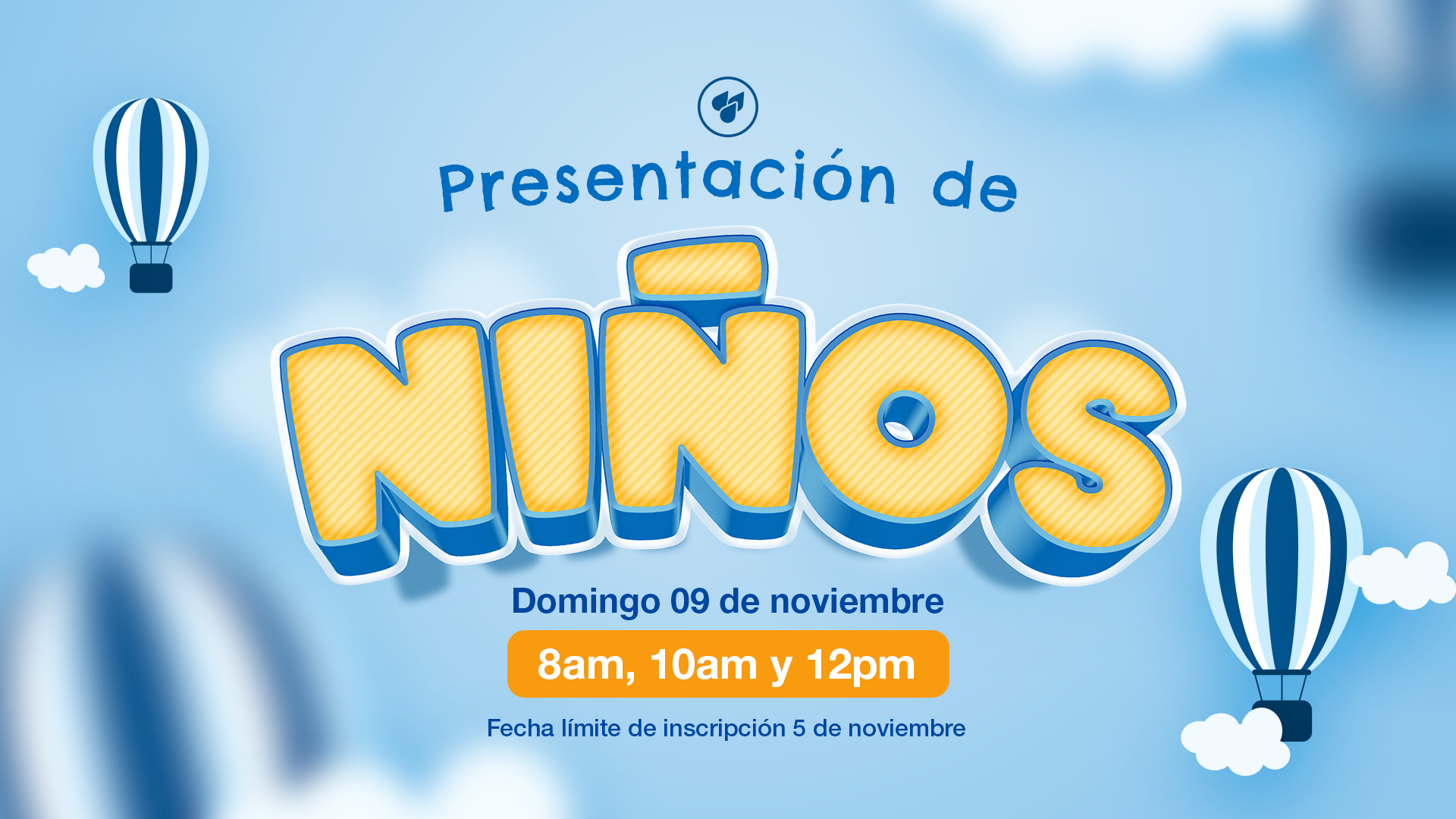 Anuncio Presentación de Niños