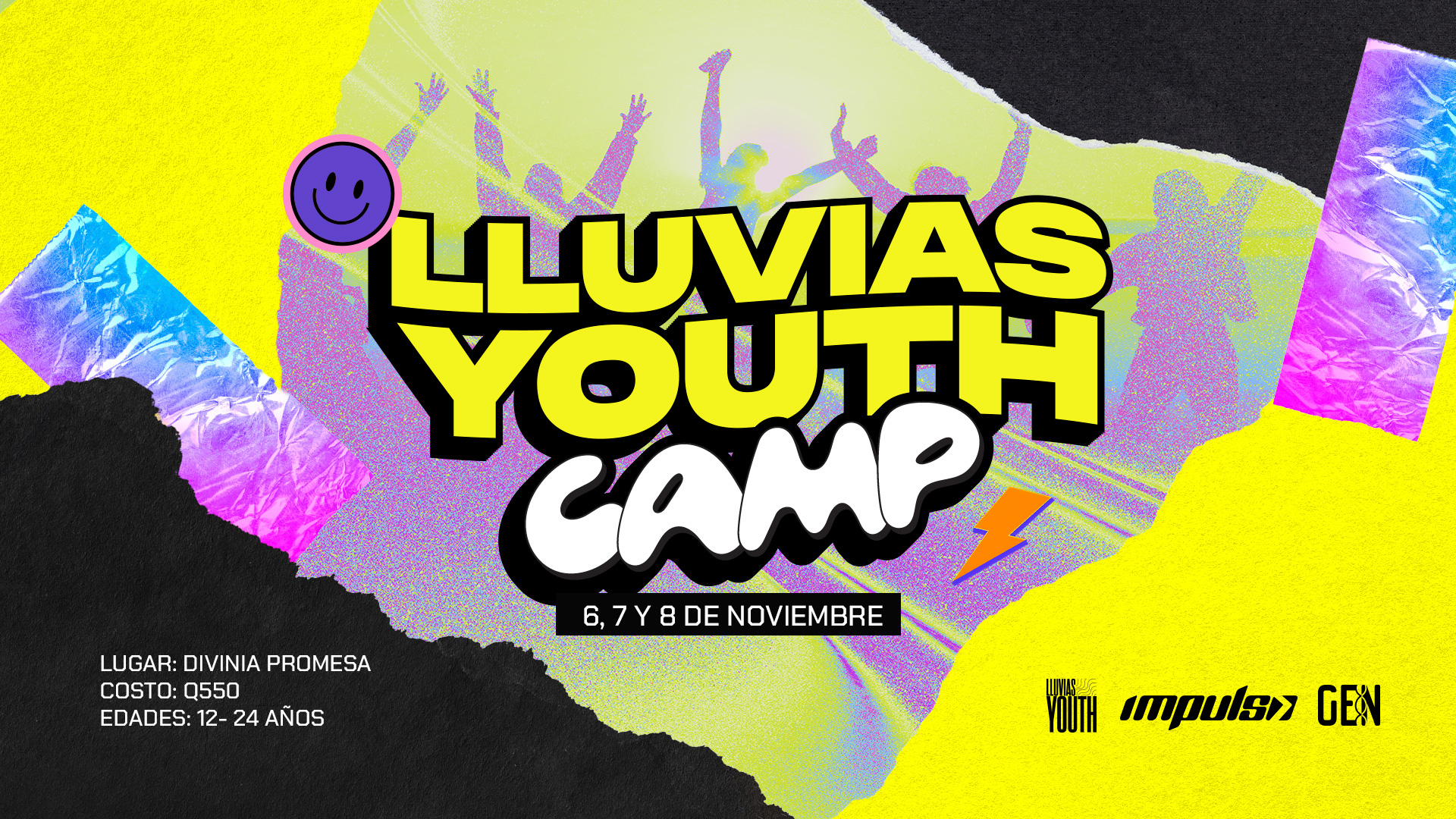 Afiche de Lluvias Youth Camp